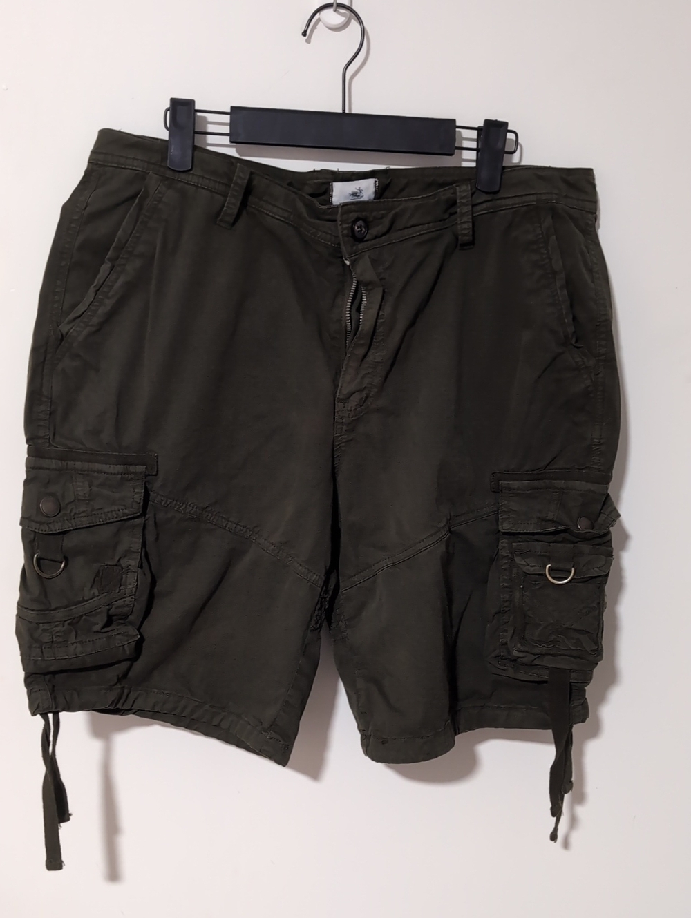 Women's Olive Green Cargo Shorts